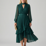 Dahbelle | Fluid Drape Midi Dress