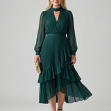 Dahbelle | Fluid Drape Midi Dress