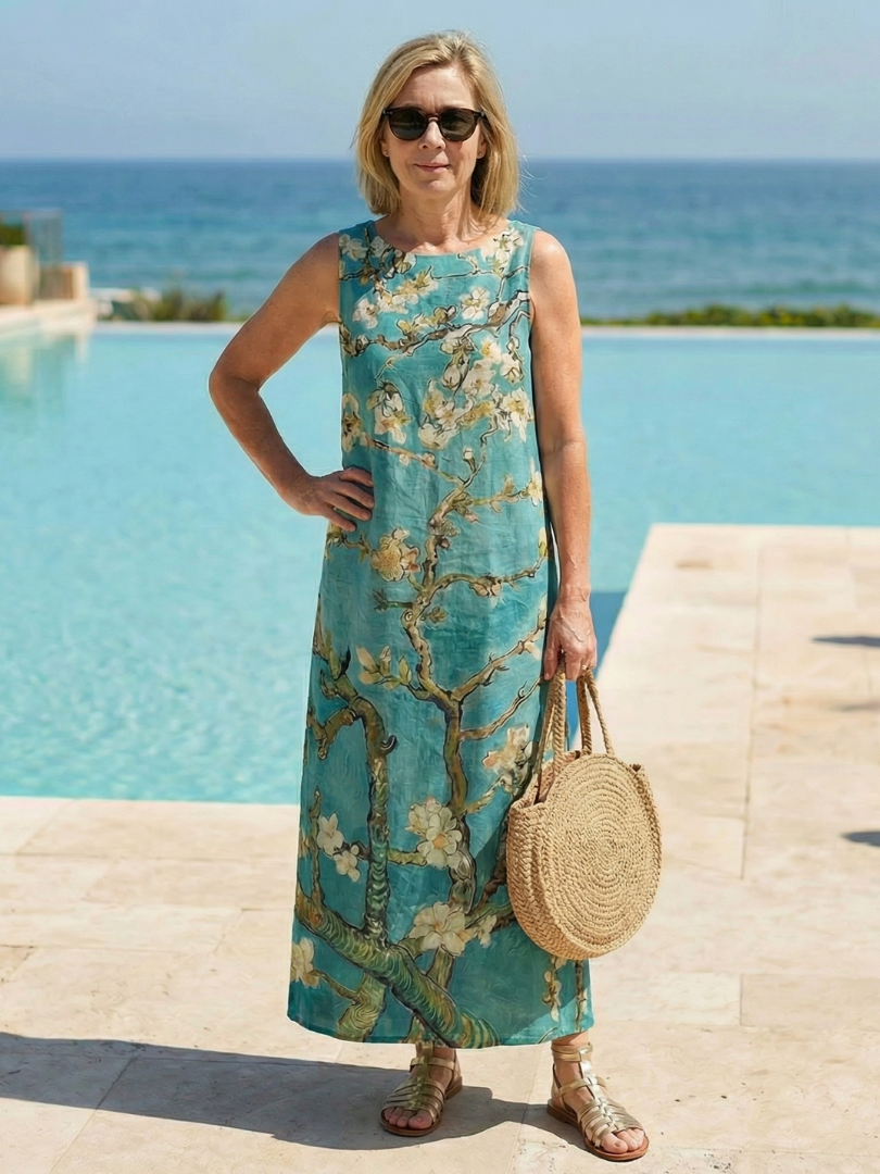 Vionia | Soft Line Midi Dress