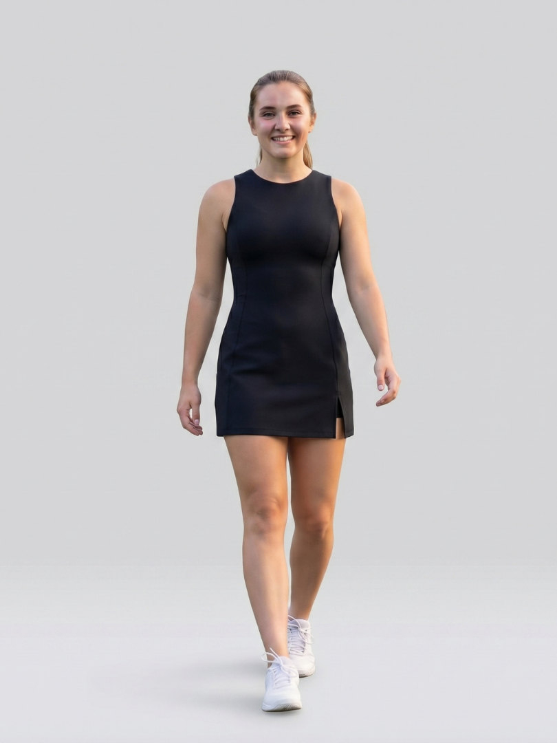 Sennadra | Clean Side Slit Tennis Dress