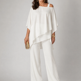 Taliadra | Layered Asymmetrical Two Piece Pant Set