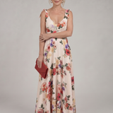 Beline | Sleeveless Flowing Skirt Maxi Dress