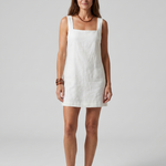 Zara | Square Neck Clean Silhouette Mini Dress