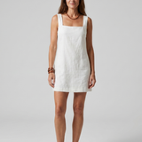Zara | Square Neck Clean Silhouette Mini Dress