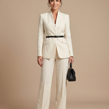 Mirassa | Structured Stand Collar Tailored Suit