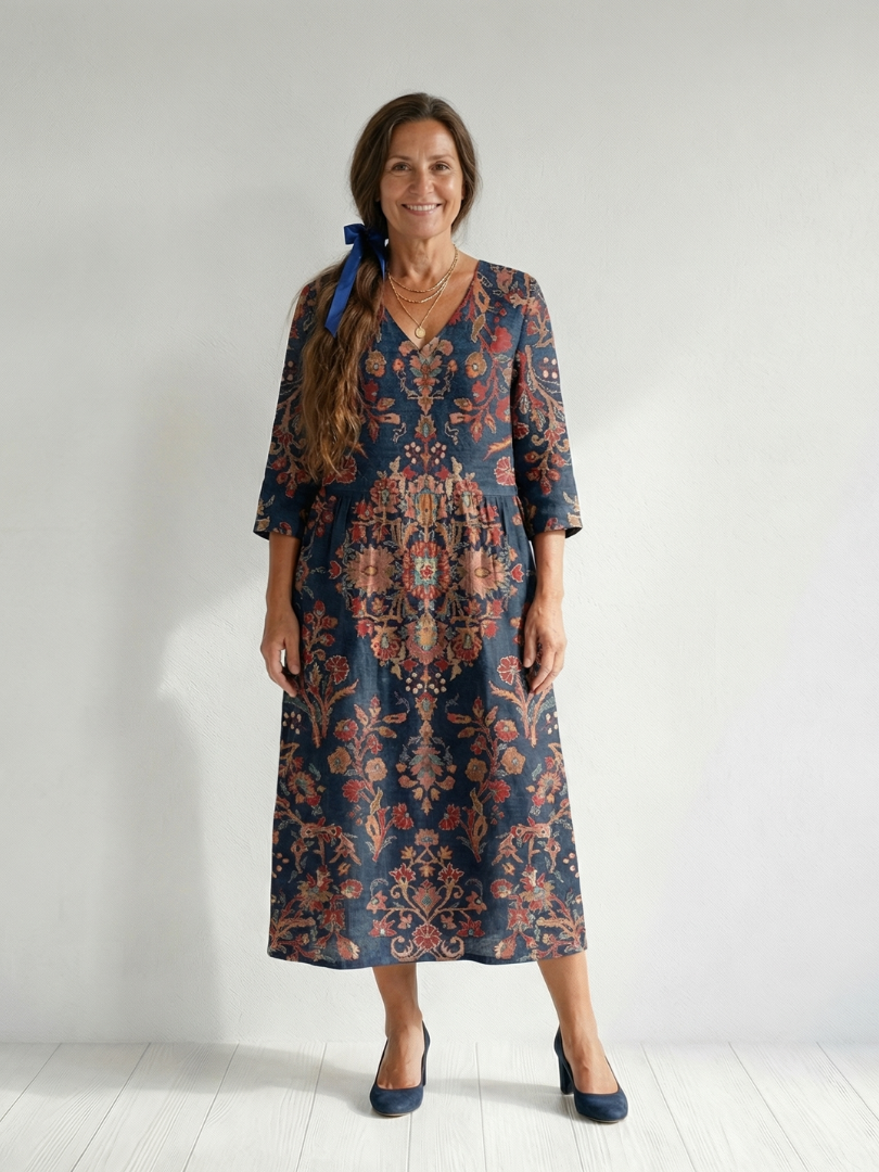 Delvia | Soft Form Midi Dress