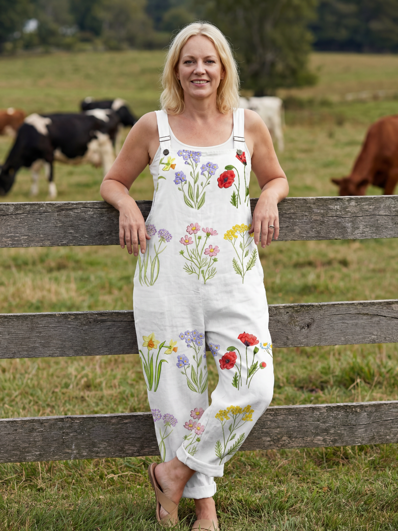 Elomarie | Garden Strap Jumpsuit
