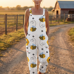 Romimarie | Bee Flower Jumpsuit