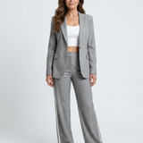 Renette | Contrast Stripe Wide Leg Set