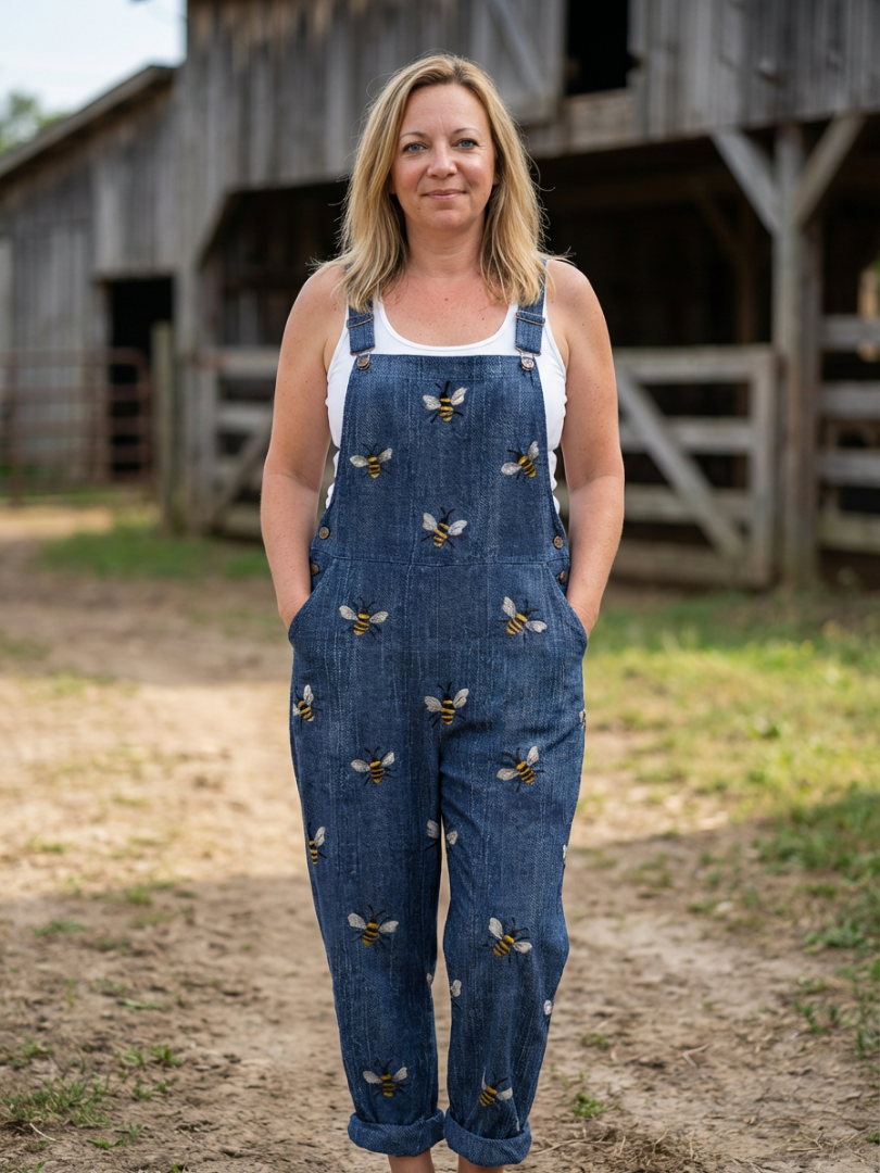 Fiothea | Bee Strap Jumpsuit