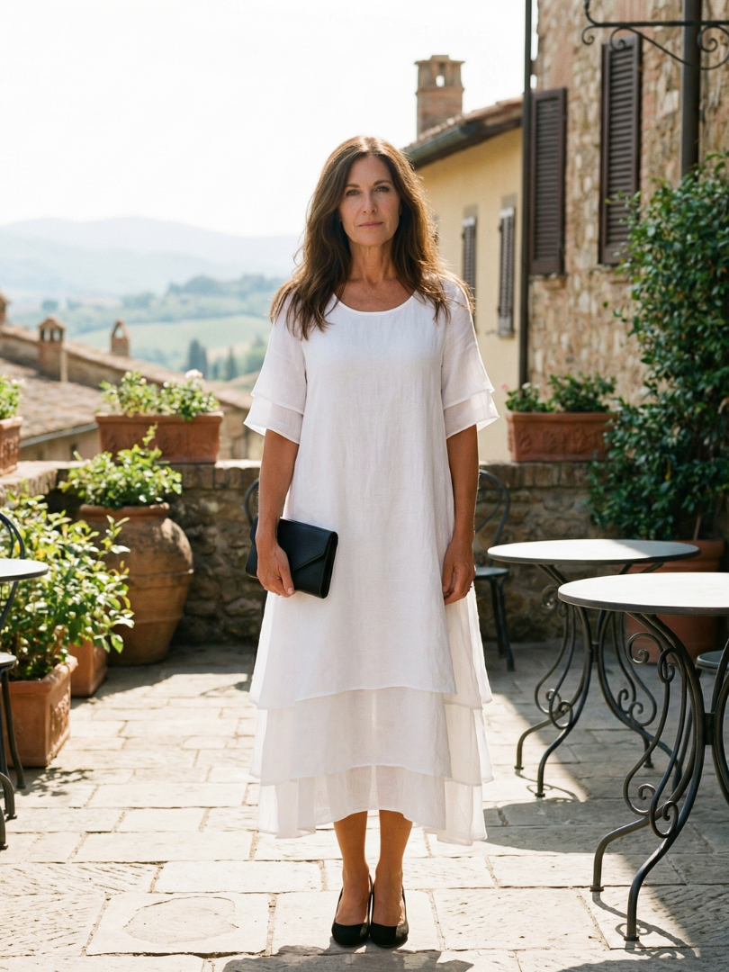 Soletta | Soft Layered Dress