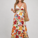Cladra | Sleeveless Empire Waist Midi Dress