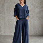 Callia | Layered Top Wide Leg Set