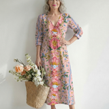 Mirana | Light Form Floral Midi Dress