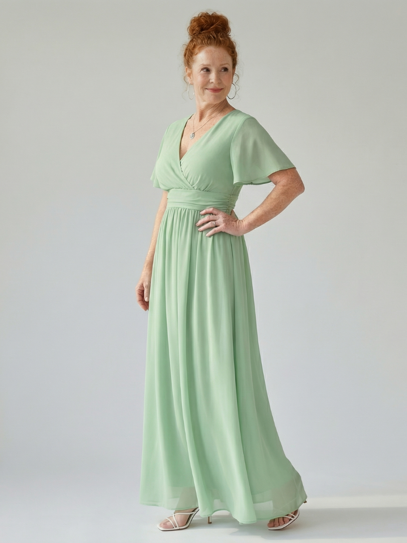 Talbeth | Pure Wrap Maxi Dress