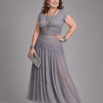 Pena | Draped Crop Top And Pleated Maxi Skirt Set