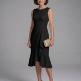 Wrennala | Sleeveless Wrap Detail Midi Dress