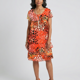 Casda | Speckled Tier Knee Length Dress