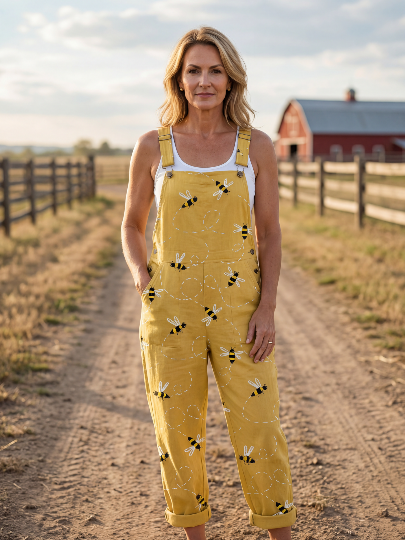 Senna | Light HoneyBee Jumpsuit