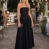 Sabwyn | Strapless Ruched Bodice Midi Dress