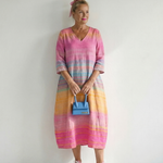 Tamsinsia | Ease Gradient Stripe Midi Dress