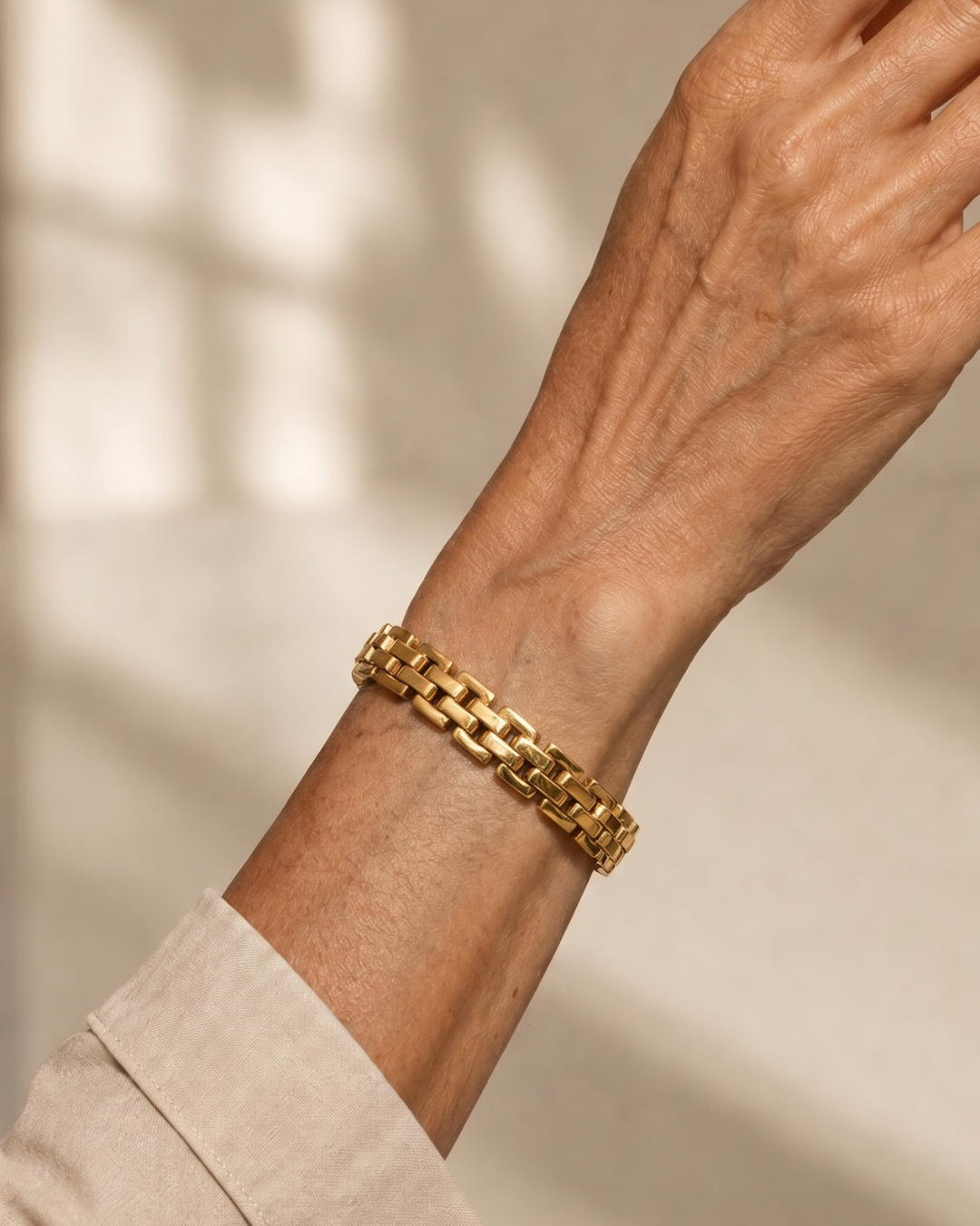 Zarmarie | Double Row Link Chain Bracelet
