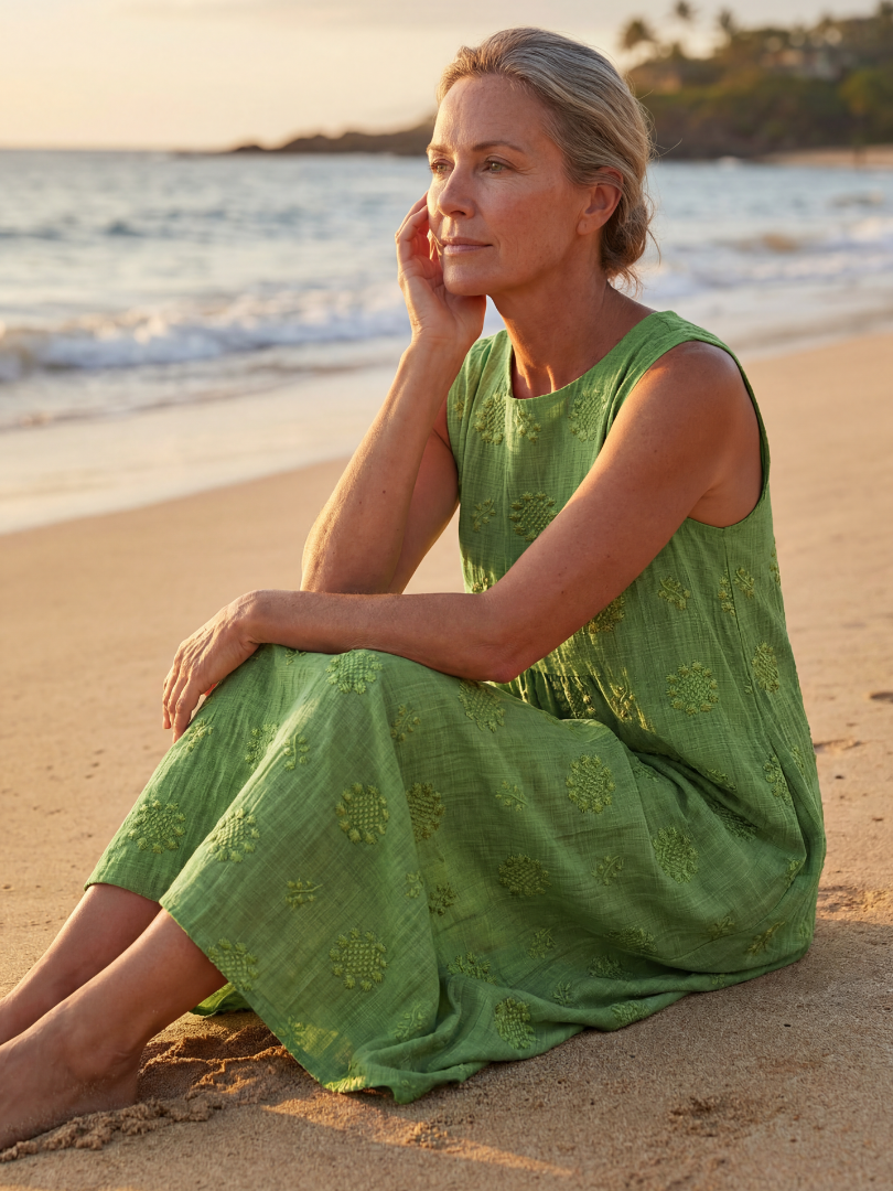 Tamsinda | Garden Texture Midi Dress