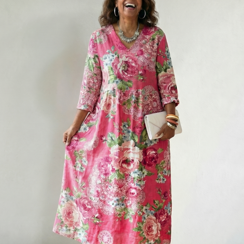 Magdawen | Garden Bloom Midi Dress