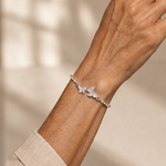 Sabine | Butterfly Crystal Tennis Bracelet