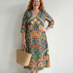 Wilrina | Easy Shape Garden Midi Dress