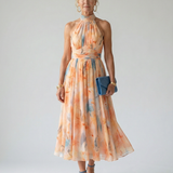 Calra | Soft Halter Midi Dress