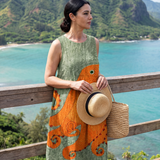 Camra | Ocean Wave Midi Dress