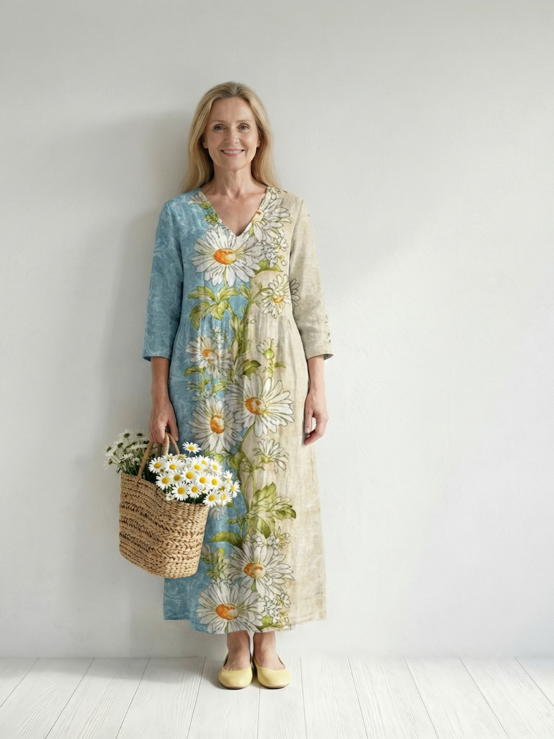 Dalssa | Light Daisy Midi Dress