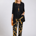 Bribelle | Layered Tunic And Printed Pant Set