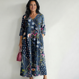 Nilania | Easy Gather Floral Midi Dress