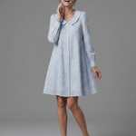 Eloney | Button Front Collar Knee Length Dress