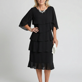 Odavia | Layered Tier Midi Dress