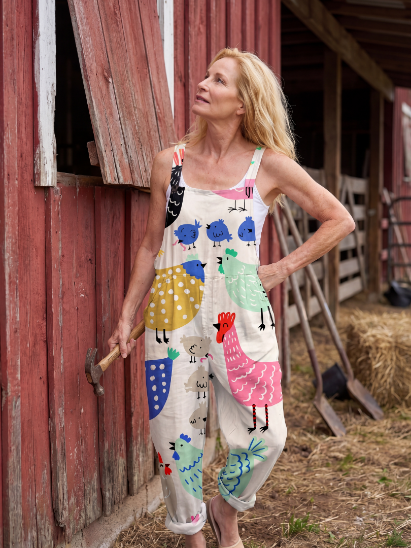 Neva | Everyday Motif Strap Jumpsuit