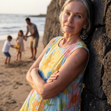 Wrennasia | Coastal Texture Midi Dress