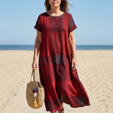 Velney | Relaxed Line Midi Dress