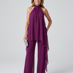 Dalwyn | Halter Neck Asymmetric Tunic Set