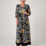 Tesrina | Ornate Floral Print Relaxed Midi Dress