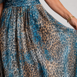 Laerose | One Shoulder Animal Print Midi Dress