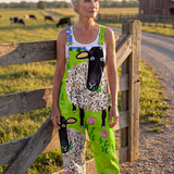 Belette | Wool Print Jumpsuit