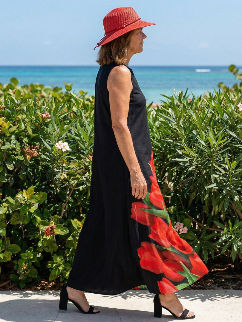 Dalsia | Soft Rose Maxi Dress