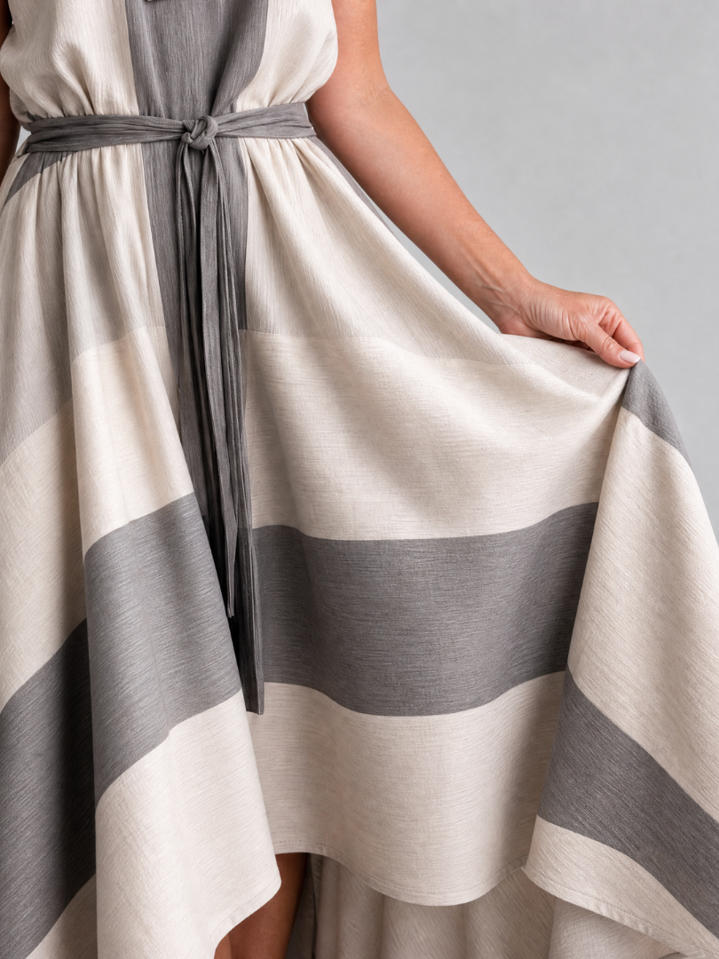 Willora | Sleeveless High Low Midi Dress