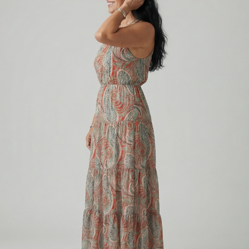 Faendra | Calm Drape Maxi Dress
