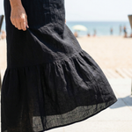 Linna | Easy Drape Midi Dress
