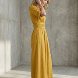 Wrennamae | Cross Front Wide Leg Jumpsuit