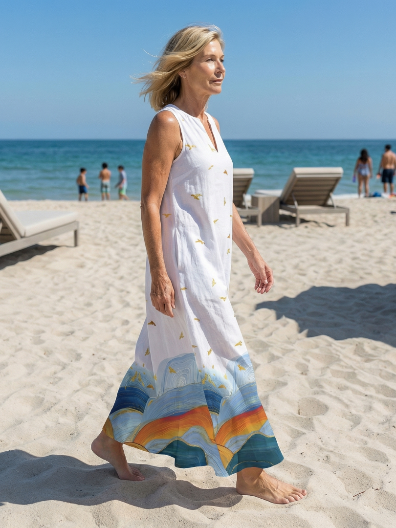 Corana | Calm Line Maxi Dress